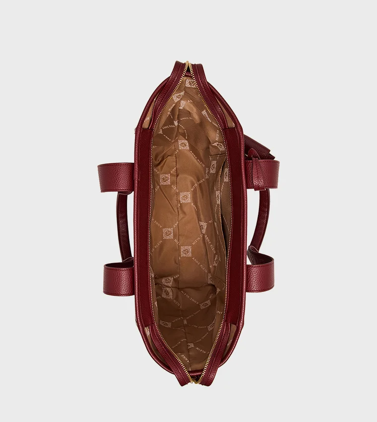 آن كلاين حقيبة يد آن كلاين بسحاب ونقوش